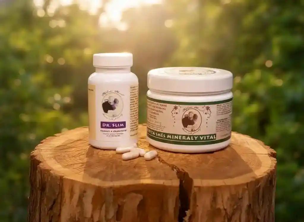 Kúra pro normální váhu s Dr. Slimem – tobolky glukomannan a Mineraly Vital